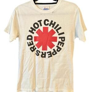Vintage Y2K Red Hot Chili Peppers Logo 2006 Band Shirt Adult Small